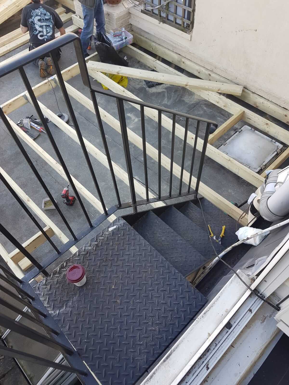 Balcony installation in London
