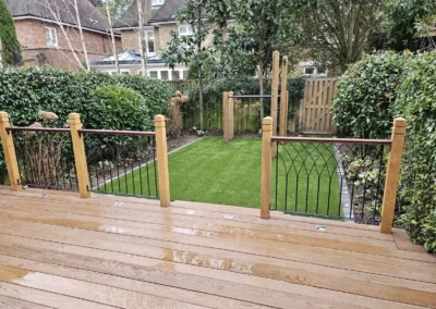 Composite Decking and Elegant Garden Lighting in Twickenham, London