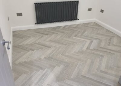 Herringbone Flooring Installation and Flat Redecoration in Maida Vale