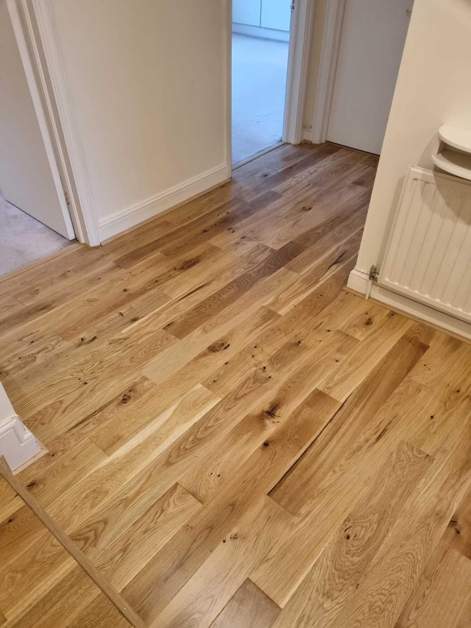 Wood floor installation in London