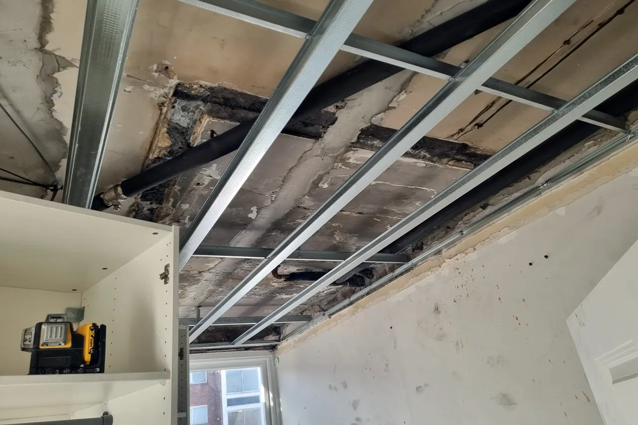 New Ceiling Installation, Comprehensive Electrical Updates and Expert Decorating in Central London