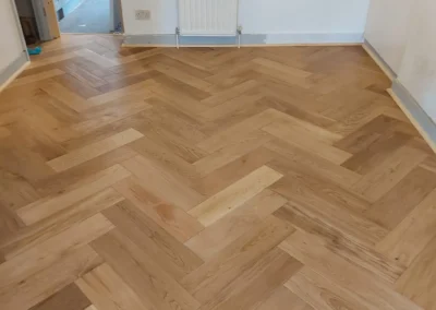 Herringbone Flooring Installation in London